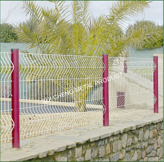 Guangzhou factory galvanized steel fence/galvanized square tube fence post for sale