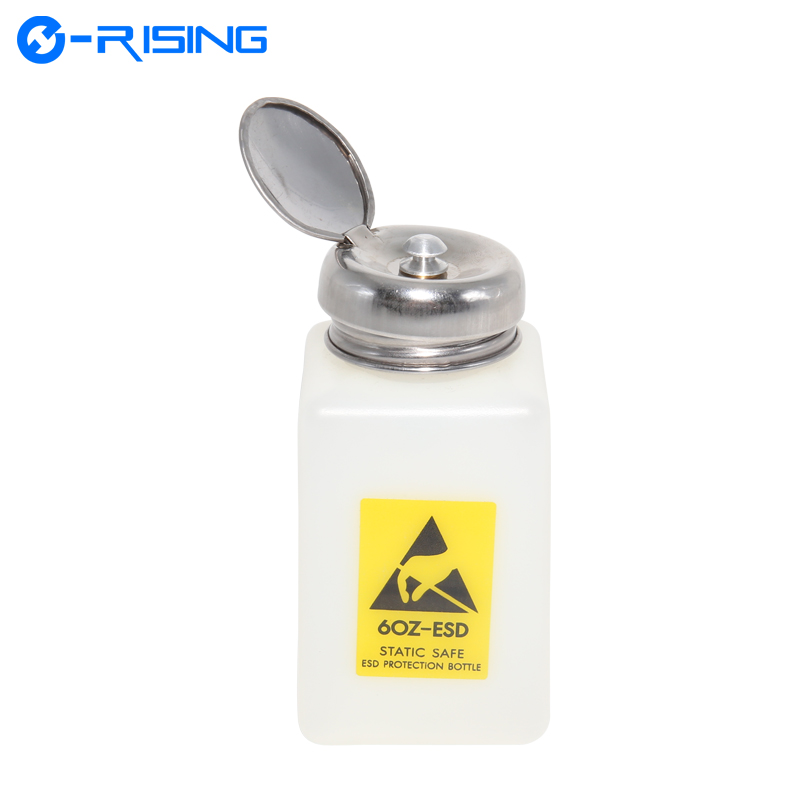 Customized High Quality 6OZ Antistatic Alcohol Dispenser ESD Alcohol Bottles