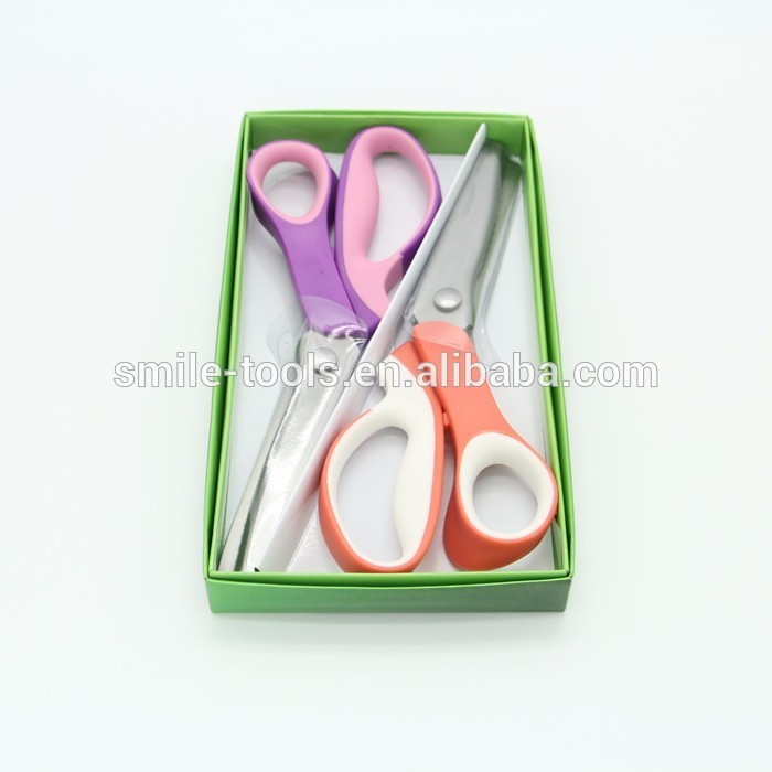 Professional pinking scissors tailoring scissors for fabrics cutting