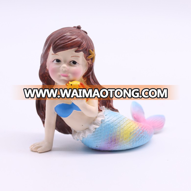 wholesale resin three little mermaids  statue for indoor decoration