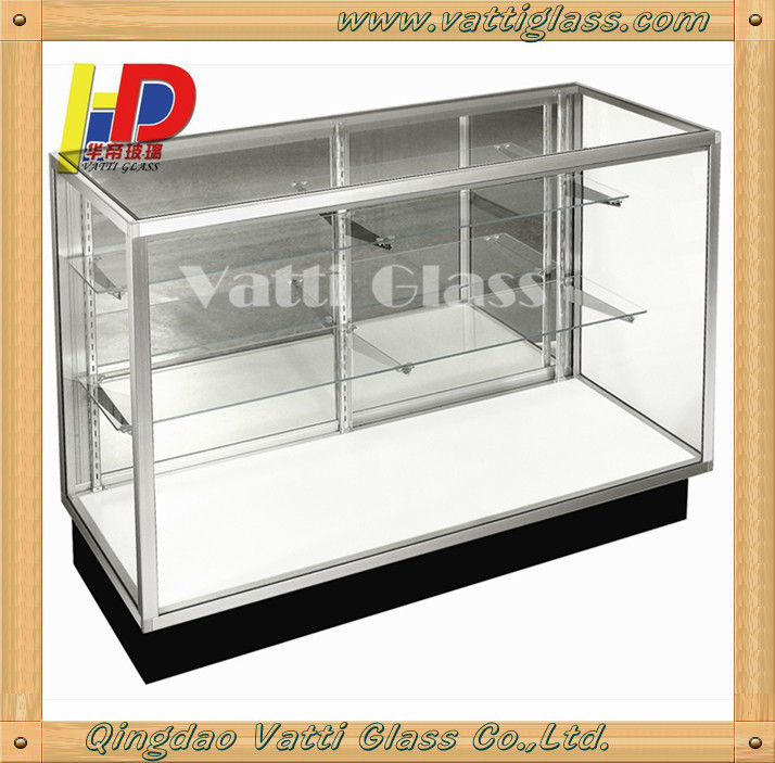 Tempered Glass for showcase, glass display showcase