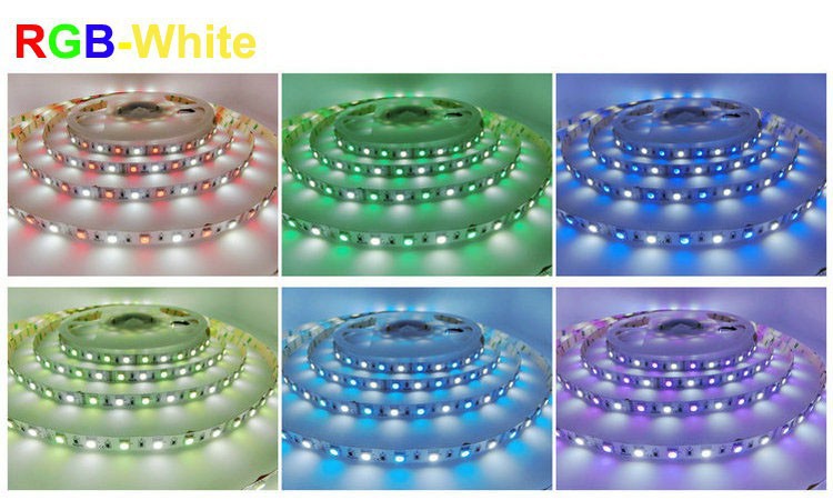 RGBW / RGBWW LED Strip with Waterproof DC12V SMD 5050 IP65 60LED Flexible Light