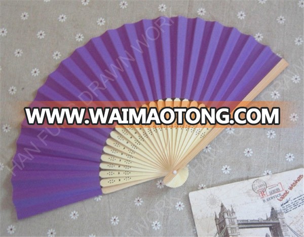 customized wedding paper japanese folding fan