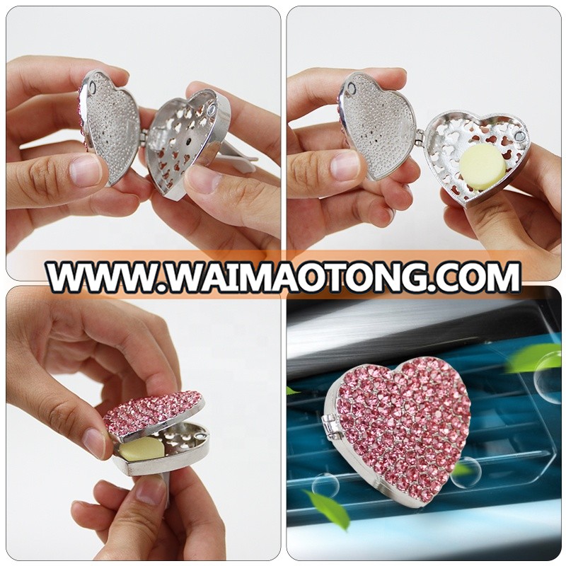 Tin alloy material, water drill design  Aroma Car clip Diffuser