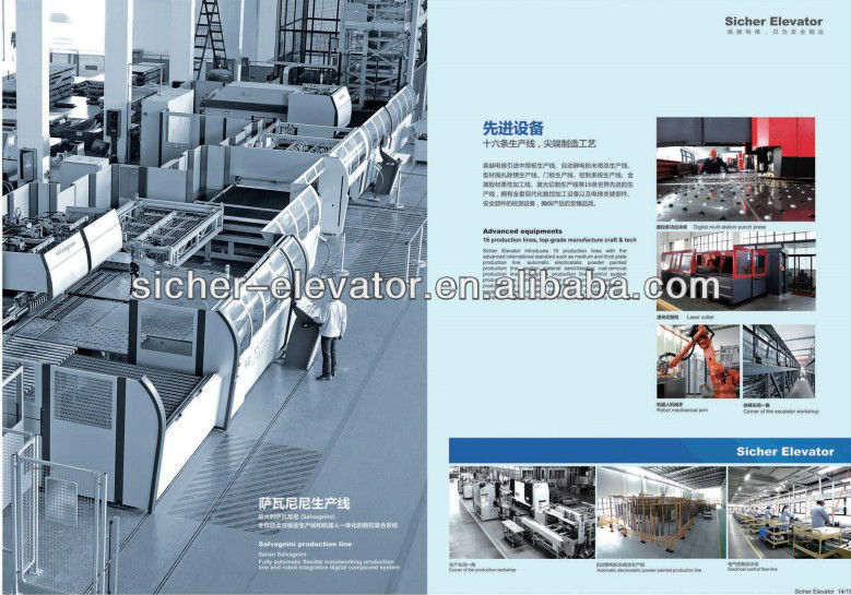 High standard Italy GMV system cargo hydraulic elevator