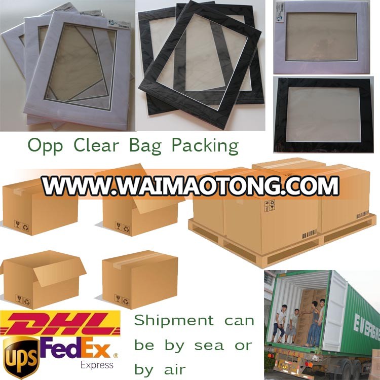 Wholesale cheap cardboard photo framese cardboard photo mat frames