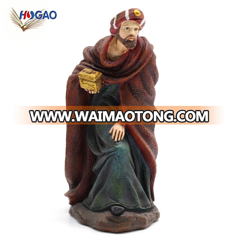 OEM nativity collection wholesale souvenirs handmade home decor Christmas religious collectible cheap human figurines for sale