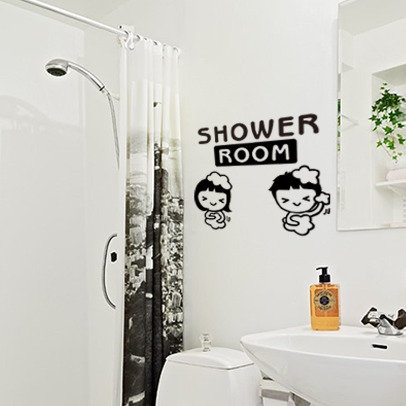 Home Decoration Interior Wall Sticker for Bathroom