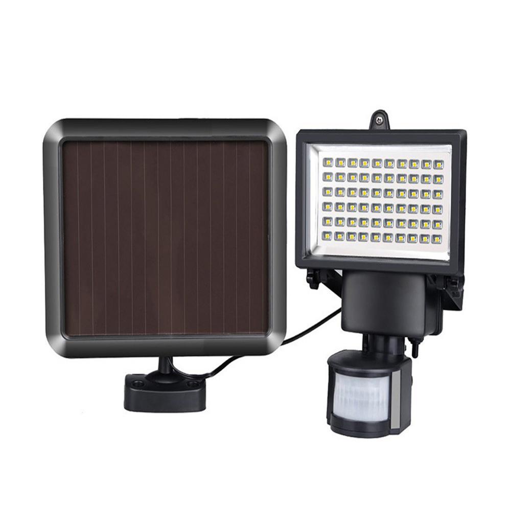 LED solar light IP65 waterproof Wide Angle solar security light motion sensor