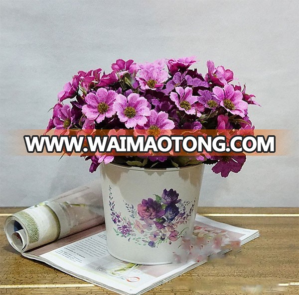 Beautiful color silk artificial cosmos flower for home decoration