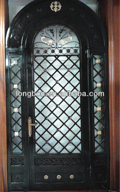 Iron fancy galvanized security entrance gates