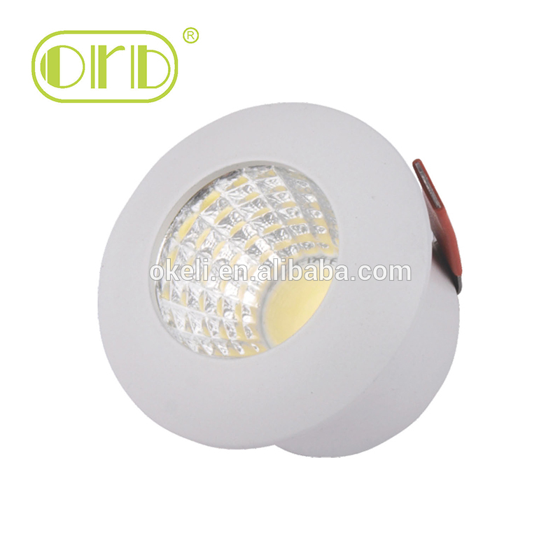 USD0.68/pcs Promotion Mini 1W LED Down lights India Pure Aluminum Square COB Recessed Ceiling Down lights for Commercial Office