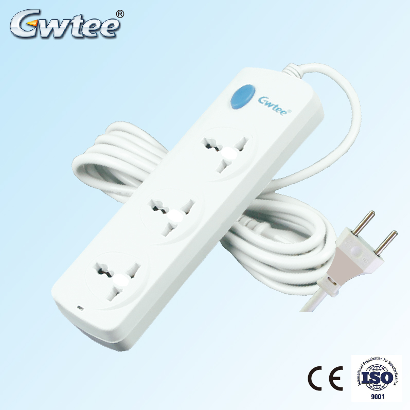 GT-6181 The high quality fast shipping free sample universal electrical extension socket