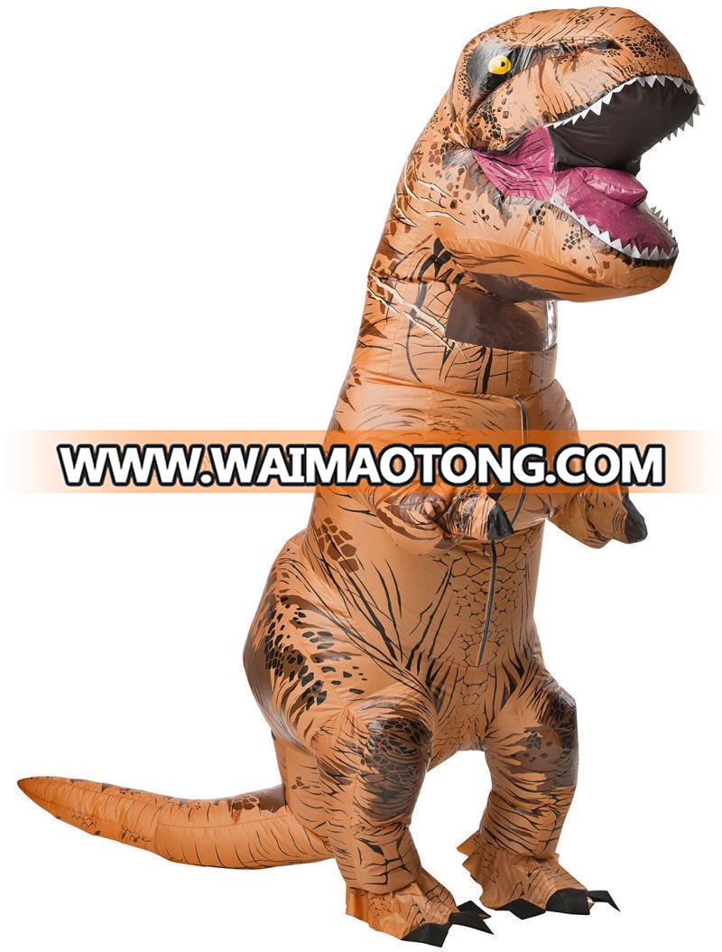 2017 adult inflatable dinosaur suit giant t-rex dinosaur inflatable costume