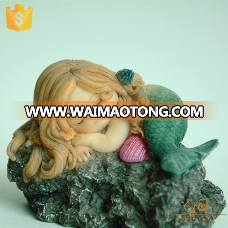 ED10640F Unique Happy Birthday Gift Ideas Resin Mermaid Figurine Best Birthday Gift For Girlfriend Lover