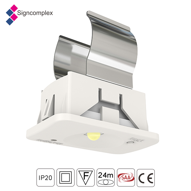 led emergency fixture LED maintained emergency downlight