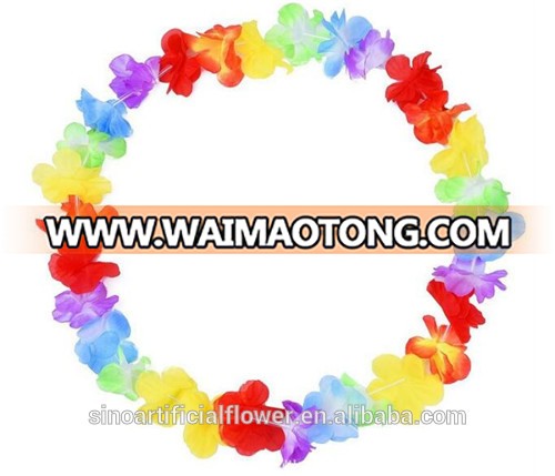 Hawaiian Leis Party garland Flower Necklace Hawaiian