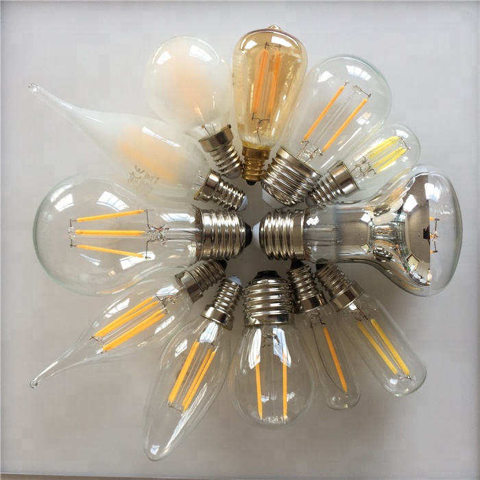 Decoration CA35 LED Filament Light CT35 Candle Light Bulb CT35 Tailed Lamp 4W 5W