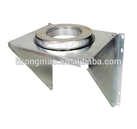 Stainless steel 6" wall band for fireplace chimney