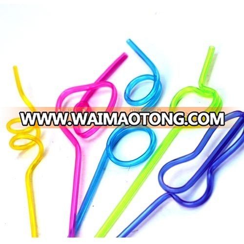 Hot Selling Fruit Topper PP Hard Plastic Drinking Juice Straw