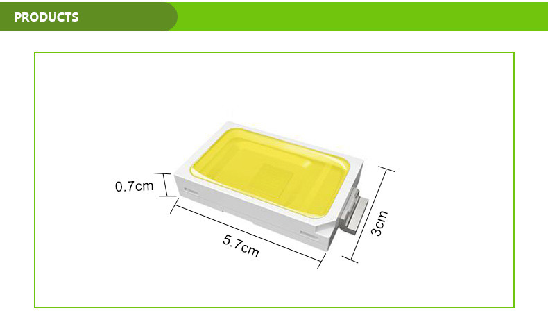 Factory directly sell Good heat dissipation Copper brackets LM80 5730 18V 36V 0.5W SMD LED chip