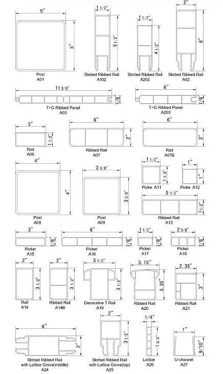 Ex-factory Price PVC Fence for Garden/Lawn