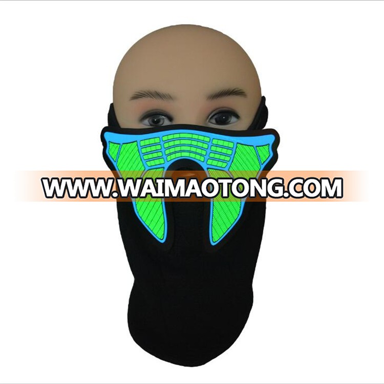 PoeticExst Customized LED Halloween Dress up Miguel Half Face Cosplay Cotton Mask