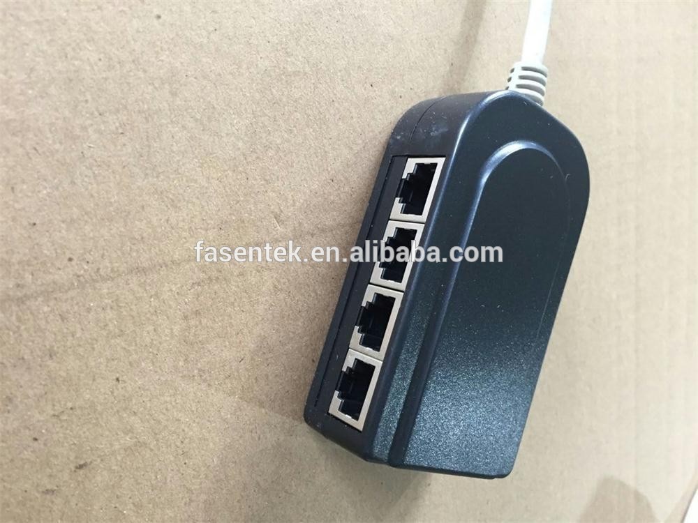 RJ45 Shielded Network Cable Splitter Customized Wiring Connecton is Welcomed