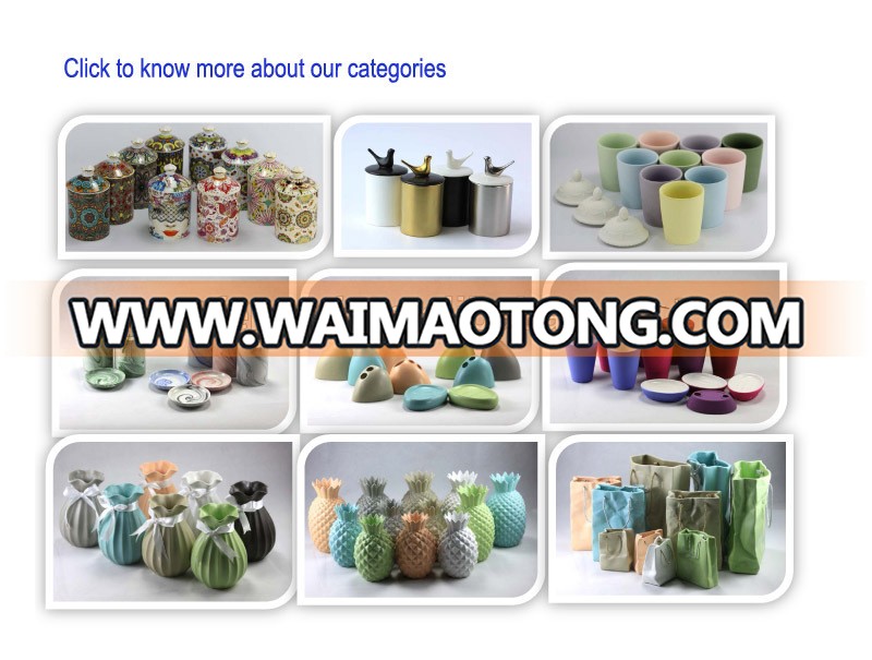 Wholesale custom modern ceramic decoration vases with different styles