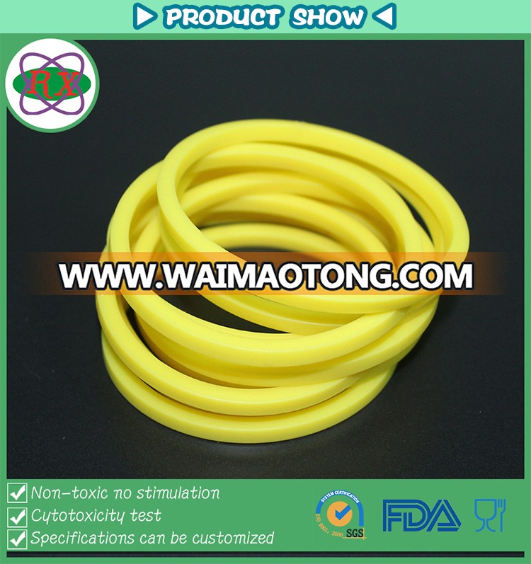 Dongguan Heat Resistant Silicone Rubber Seals Lid Ring , Silicone Sealing Ring For Lunch Box