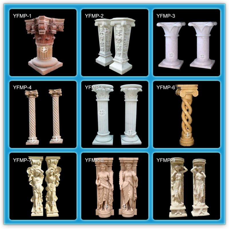 Modern Natural Classic Granite Pillars Design