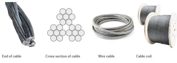 Flexible Wire Rope Fence for  highway guardrail cable barriers