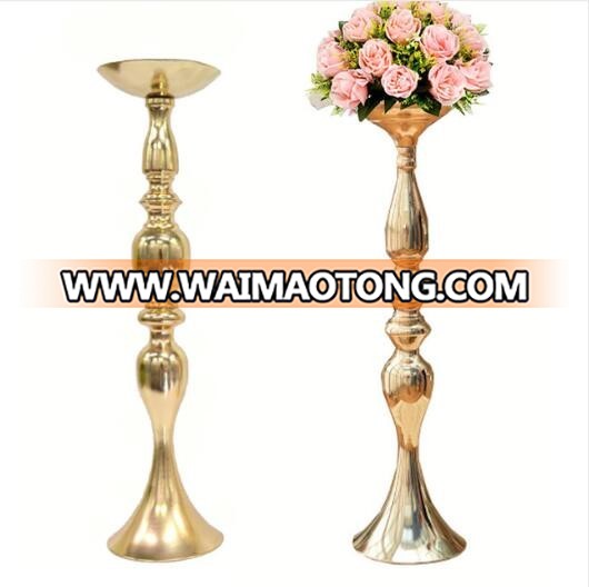 height 50 cm metal candle holder flower vase stand wedding centerpiece event road lead flower rack