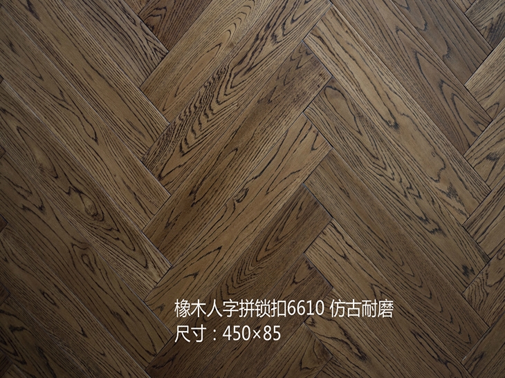 Oak solid wood flooring Oak chevron parquet flooring 18mm click system