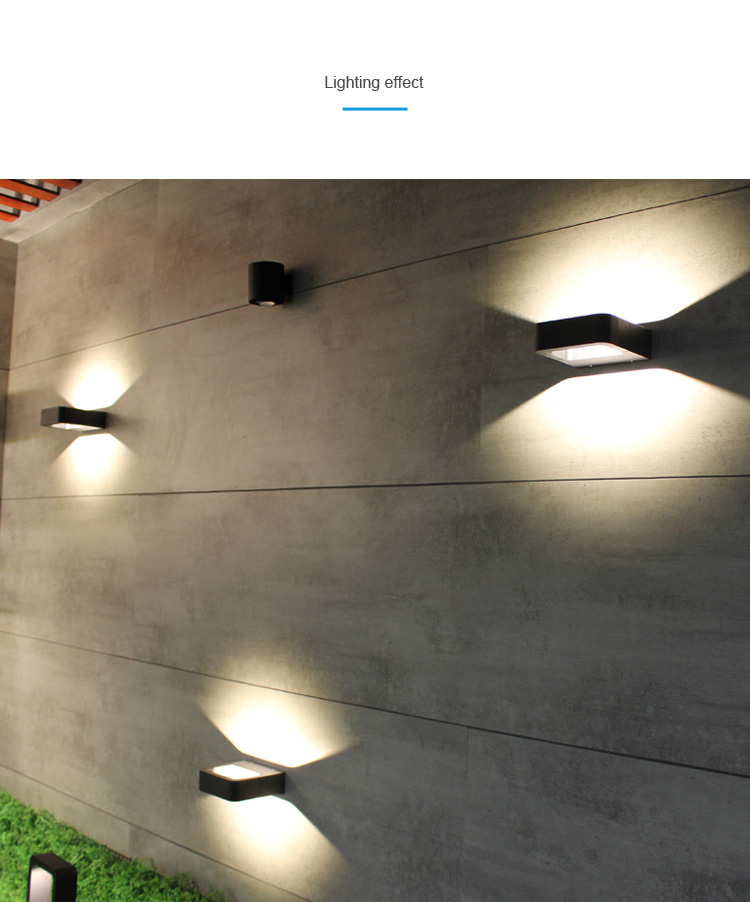 Cheap Price Latest Contemporary Decorative Design COB IP65 Exterior LED Wall Light lamps