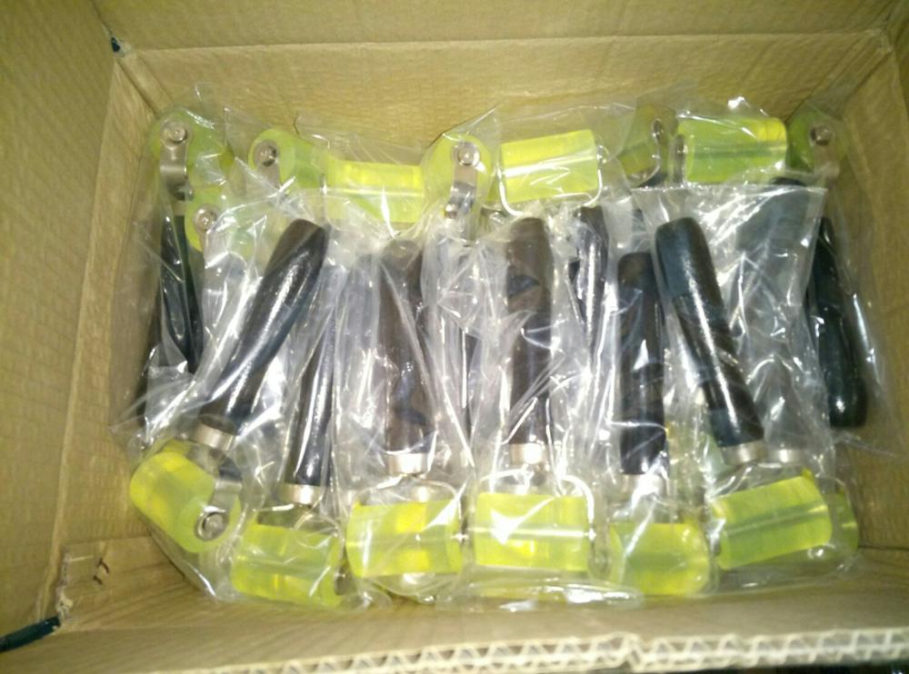 Plastic seam roller tools for car sound deadening material installation