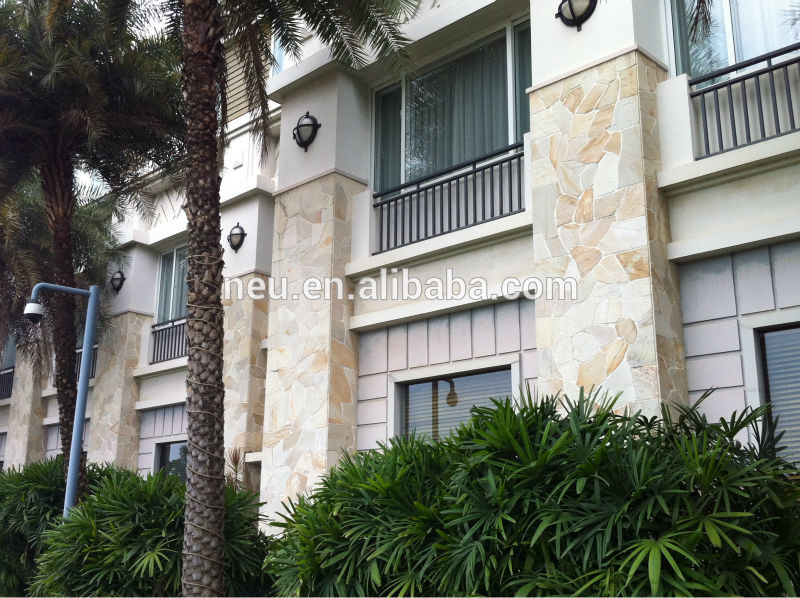 Polyurethane exterior imitated wall panel PU faux stone for sale