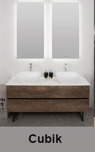 High Quality Plywood Material With Soft Closing Function Shampoo Bowl Bathroom Vanity