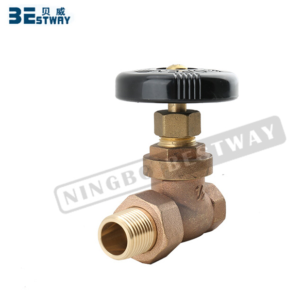 BWVA screw port thread double female thread gate valve pressure