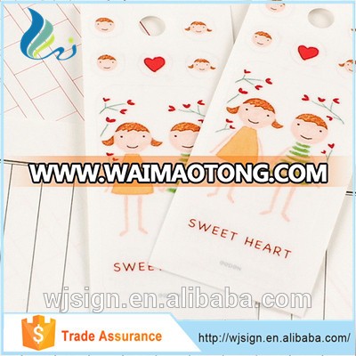 OEM Top Design Self Adhesive Waterproof Custom Decorative Cute Kids Stickers