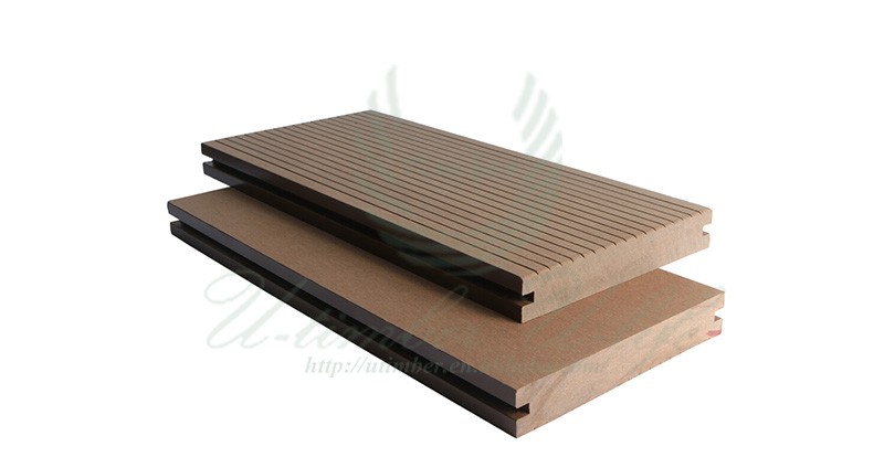 Eco-friendly wood plastic composite landscape timbers for outside use