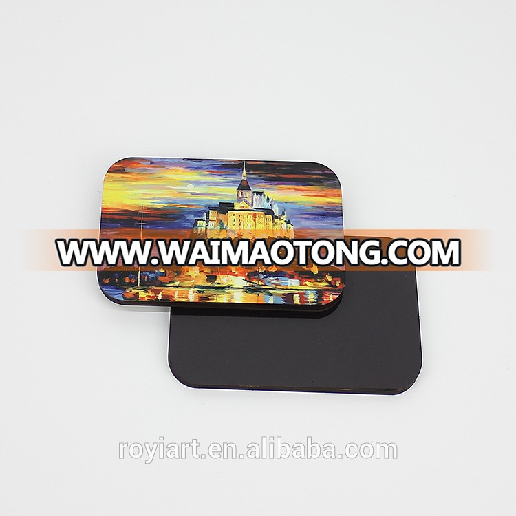 42mm x 58mm Rectangular Sublimation Blank MDF Fridge Magnet Wholesale