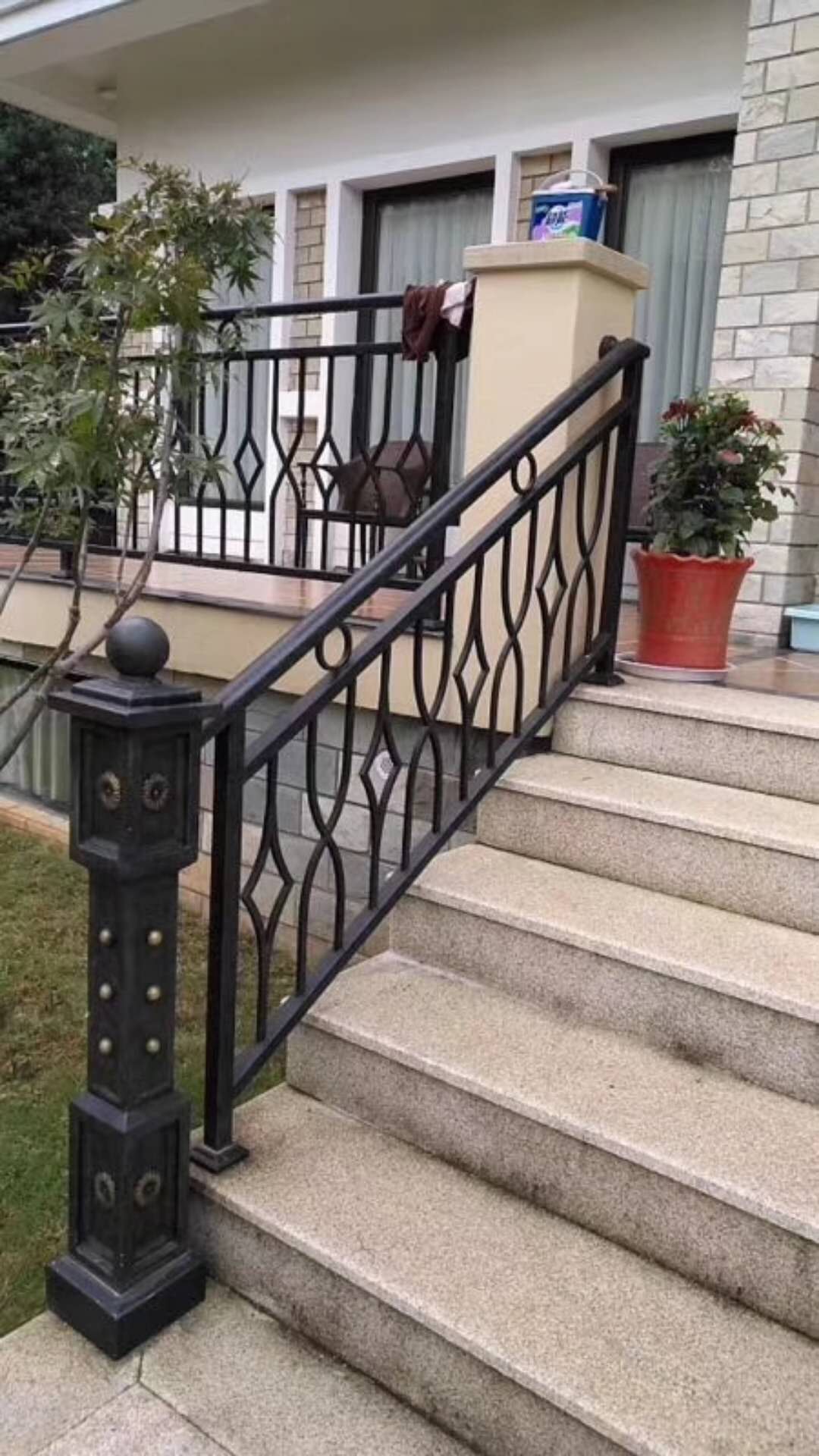 forged steel balustrade stairs