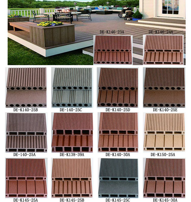 High Quality Outdoor Solid WPC Decking Board