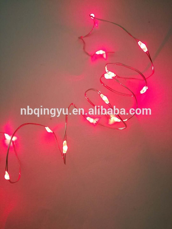 Battery Operated 15 LED 30 Inch Wine Bottle Lights Starry Copper Wire String Lights bottle cork lights mini copper wire