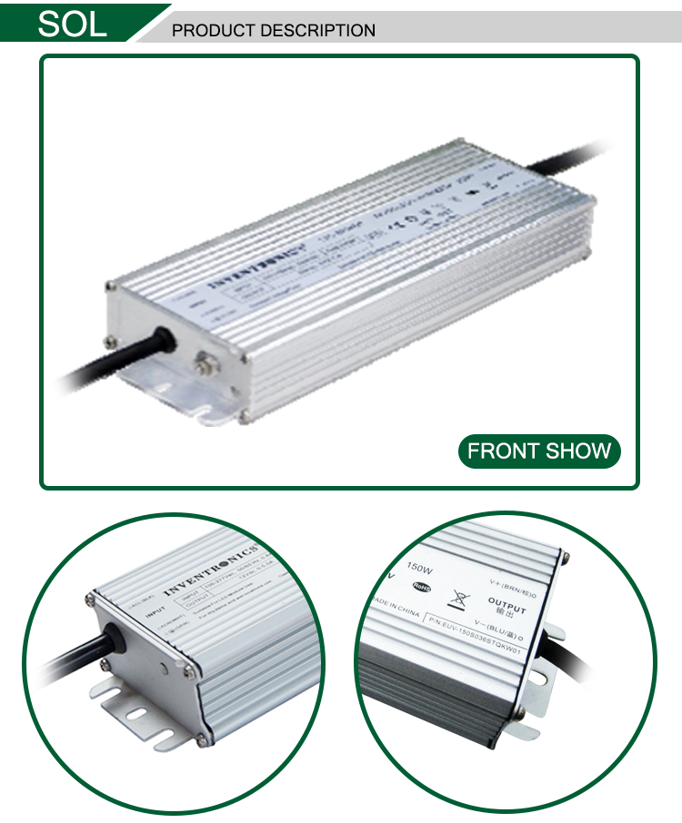 Inventronics 250W Constant Voltage Waterproof LED Power Supply