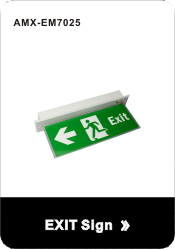 Battery backup LED Emergency Exit Signage