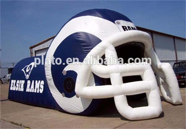 New design giant inflatable skull tunnel for outdoor event