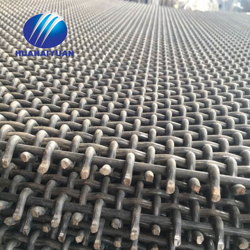 carbon steel mine sieving mesh crimped wire mesh vibrating screen mesh