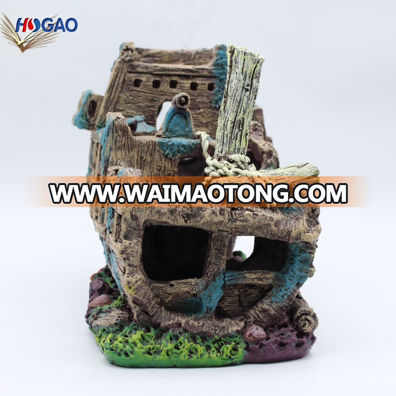 2019 hot selling home decoration resin antique sailing boat model